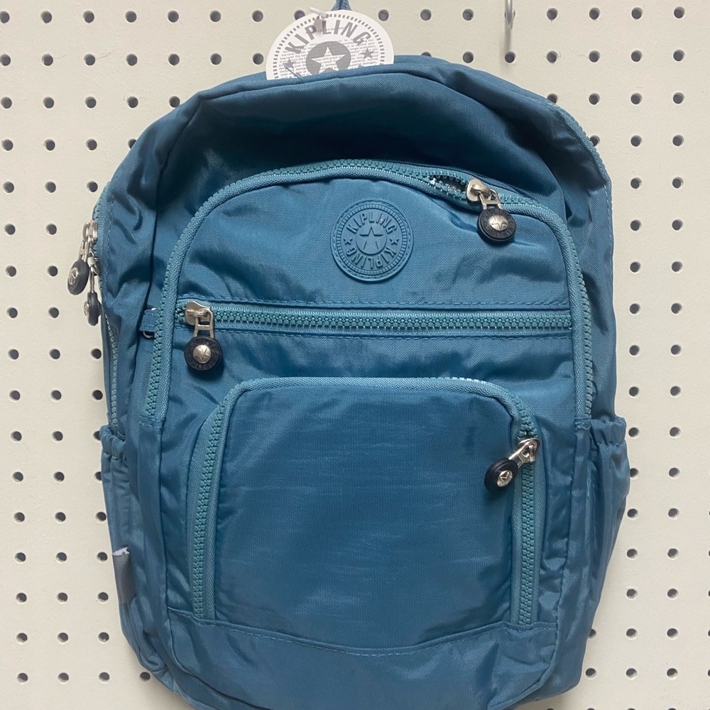Kipling Seoul Small Backpack in Blue